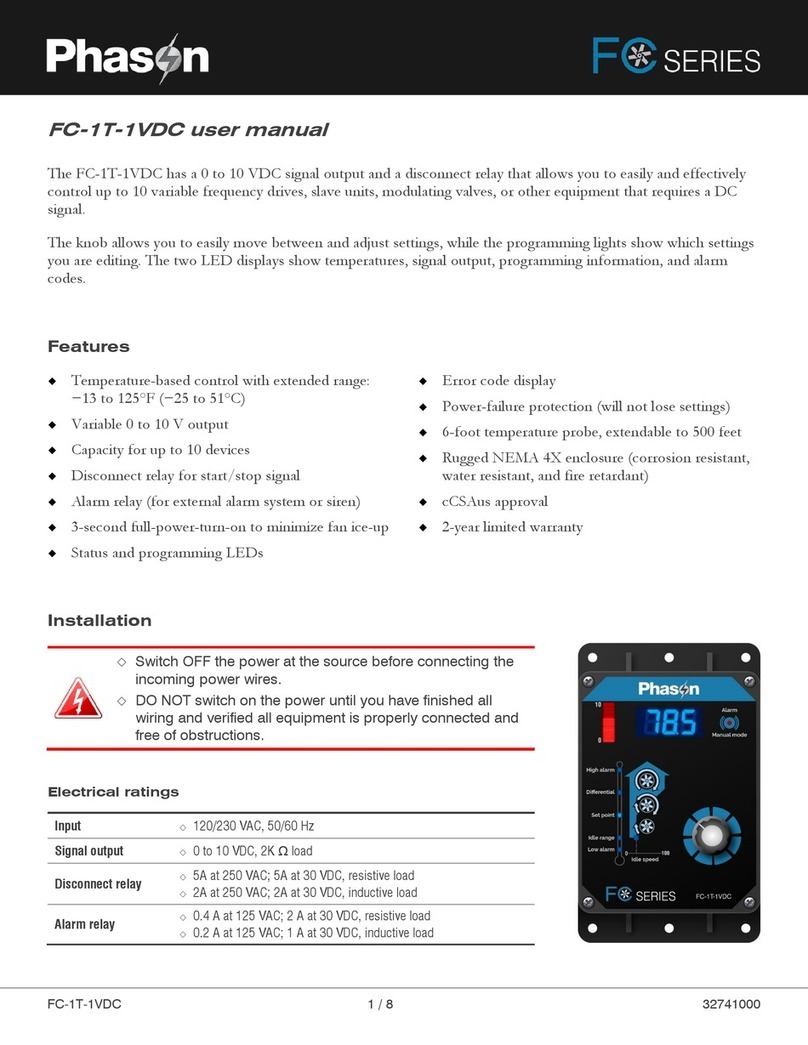 Phason FC Series User manual
