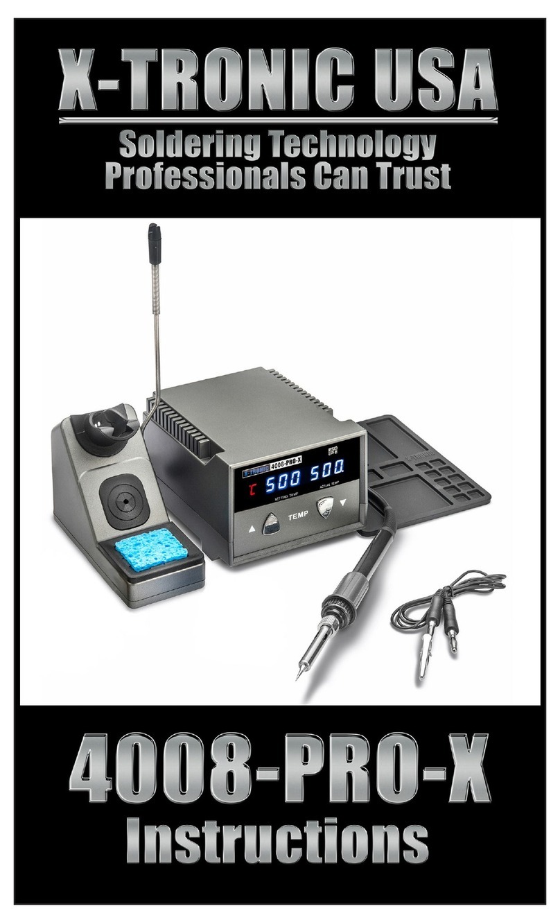XTRONIC 4008-PRO-X User manual