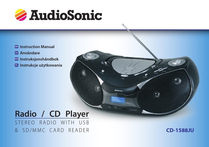 AudioSonic CD-1588JU instruction manual