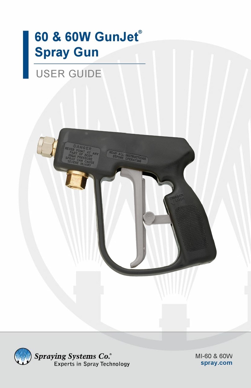 Spraying Systems GunJet 60 user guide Spraying Systems GunJet 60 user guide