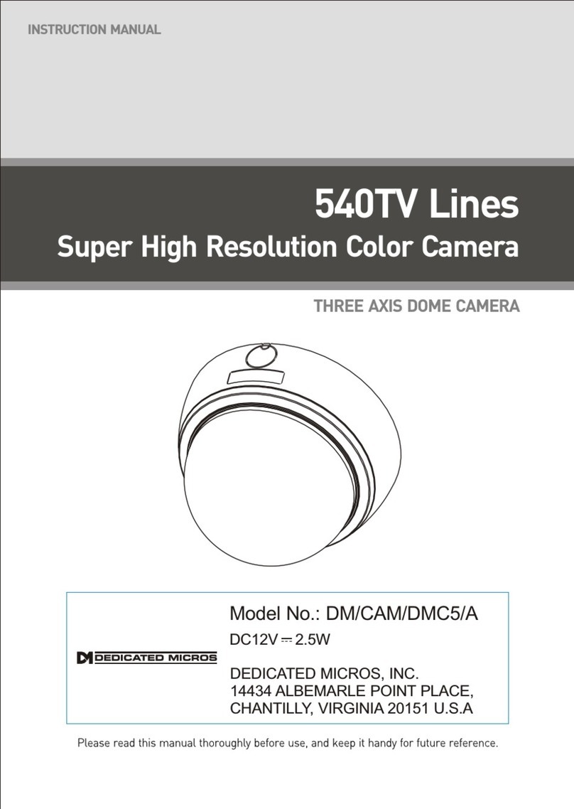 Dedicated Micros 540TV Series instruction manual
