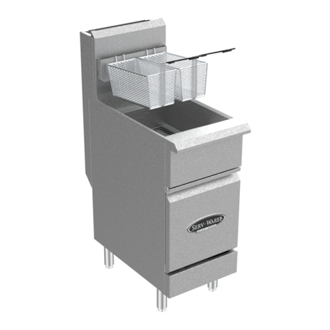 SERV-WARE SELECT SS-SGF-40L Service, installation and care manual