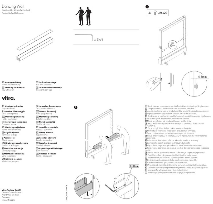 VITRA Dancing Wall User manual