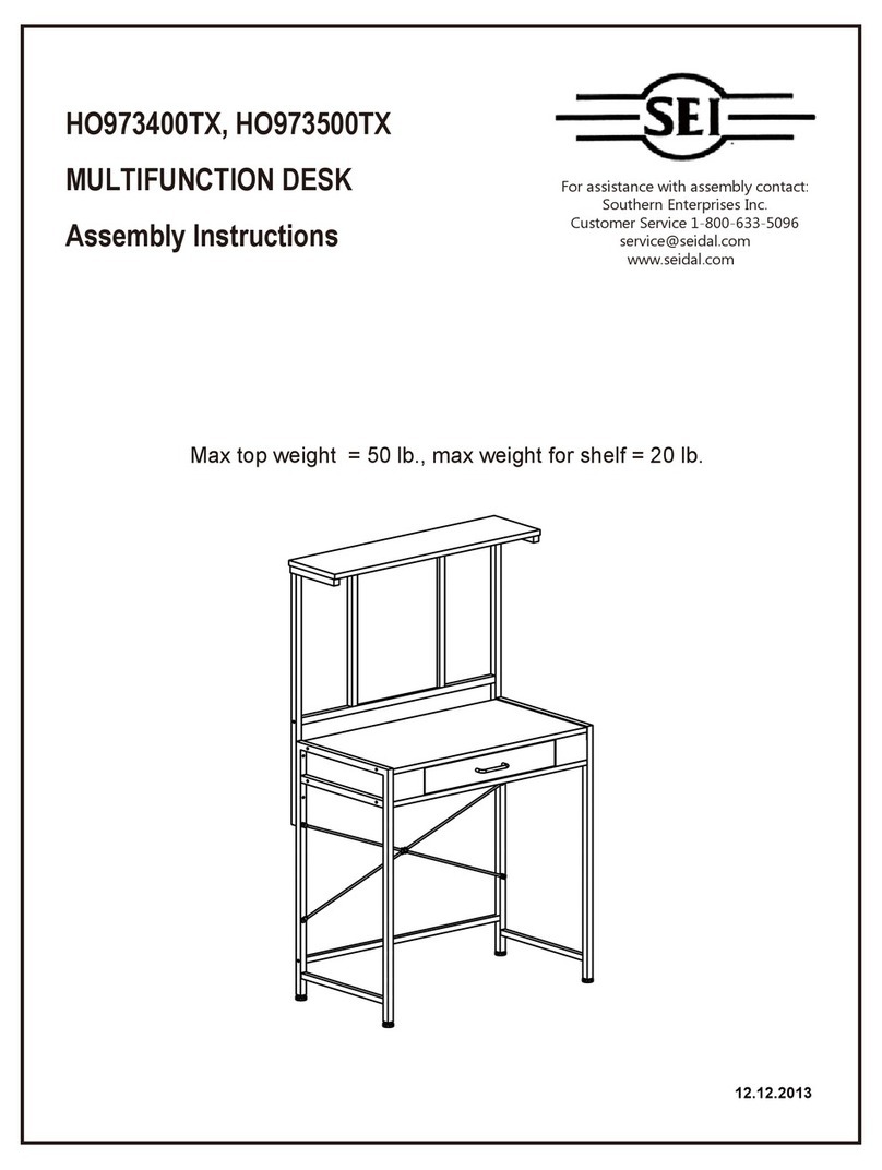 SEI HO973400TX Assembly instructions