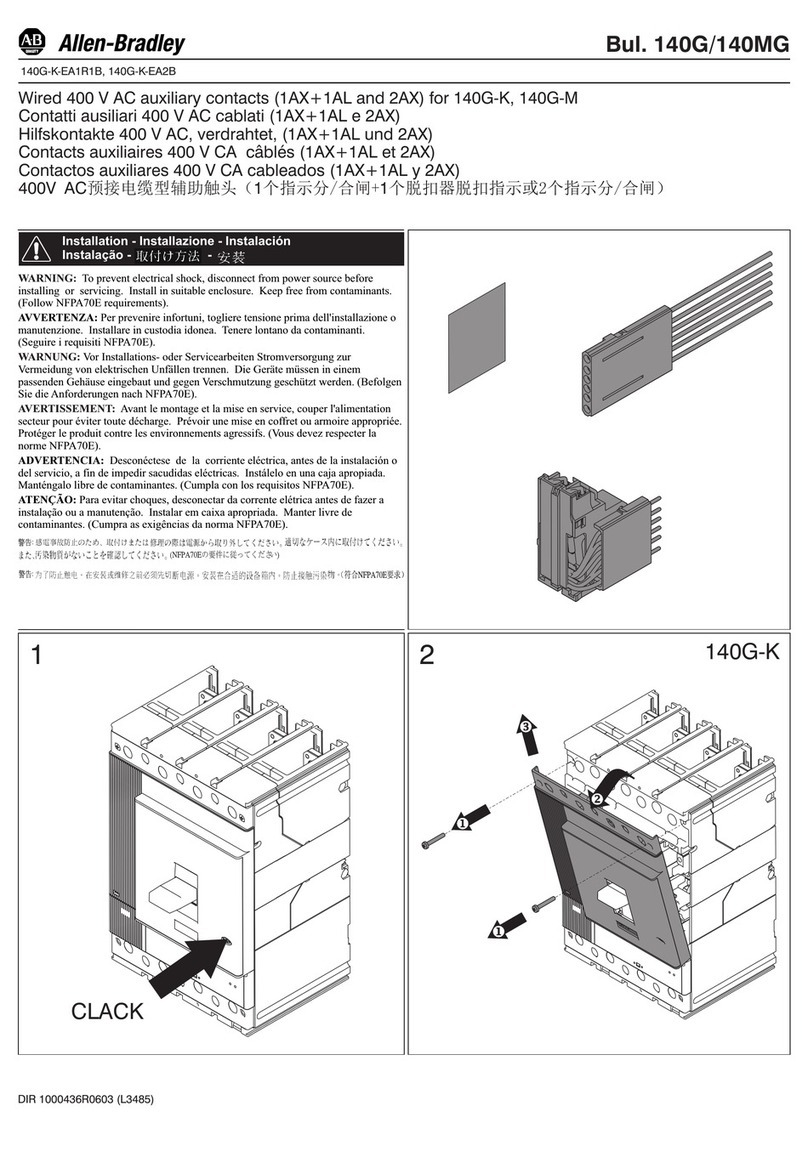 Allen-Bradley 140G-K-EA1R1B User manual