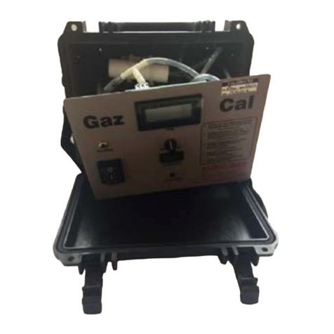 GasTech GAZ-CAL Operator's manual