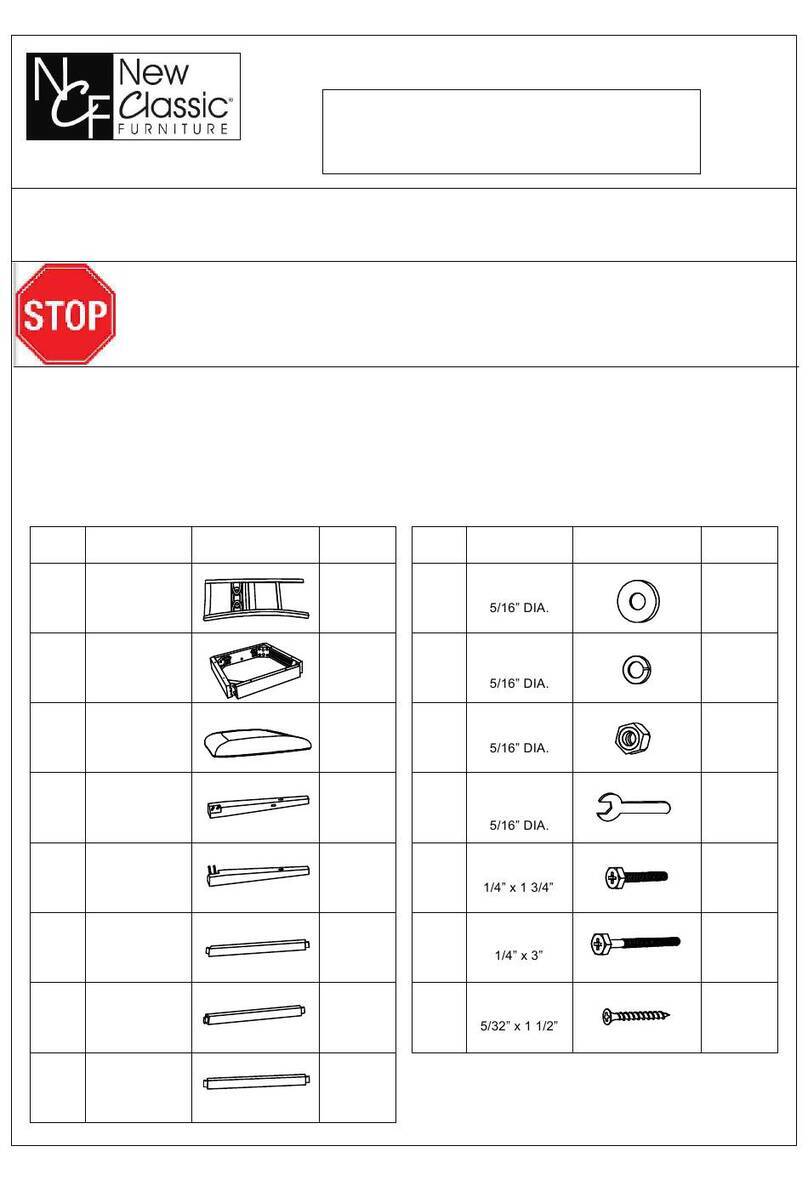 New Classic Furniture D1701-52S Assembly instructions