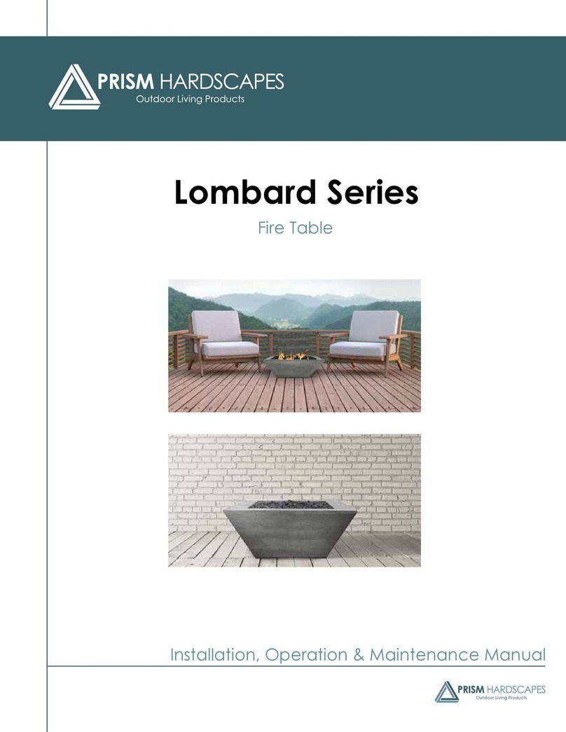 Prism Hardscapes Lombard Series Instruction manual