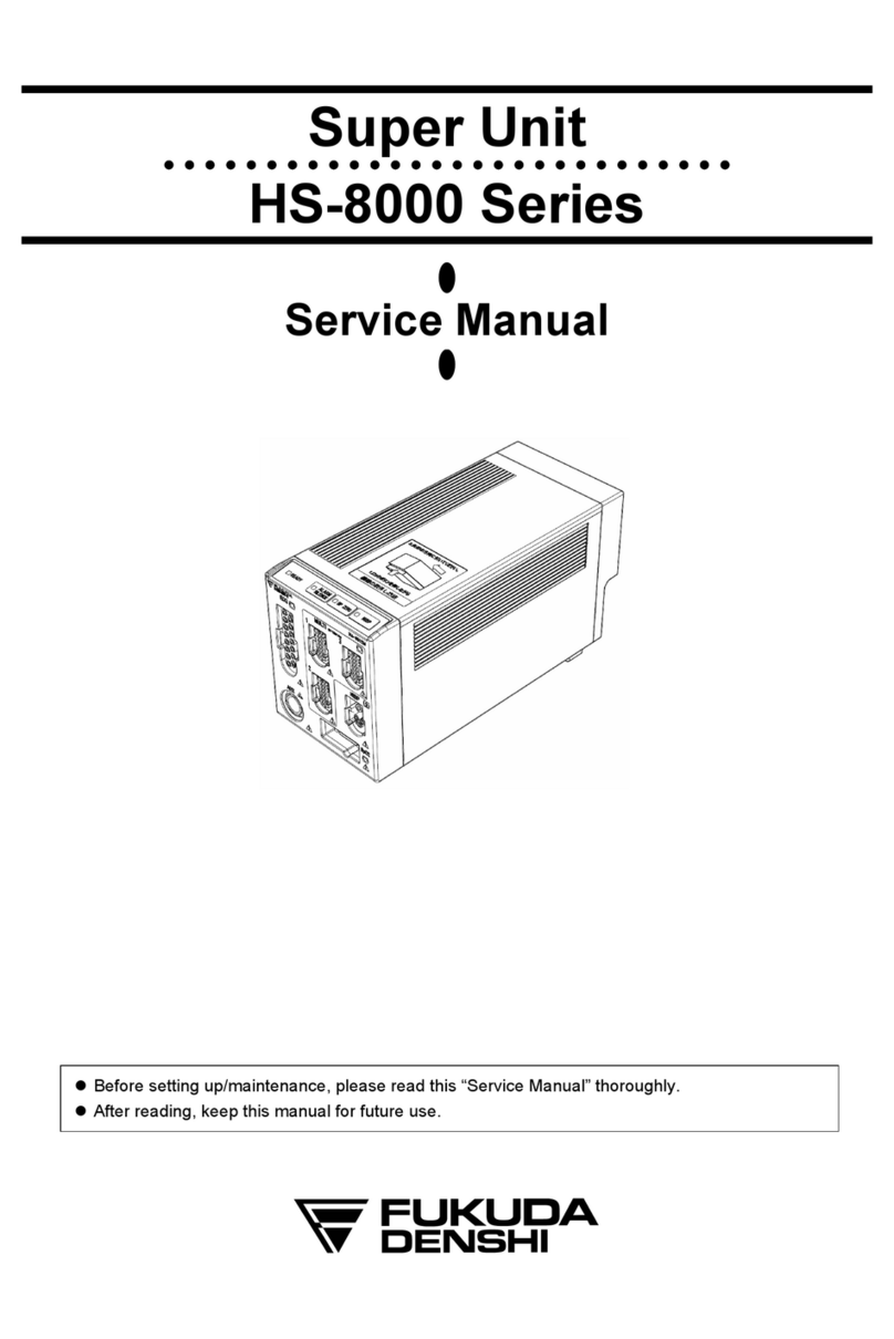 Fukuda Denshi HS-8000 Series Service manual