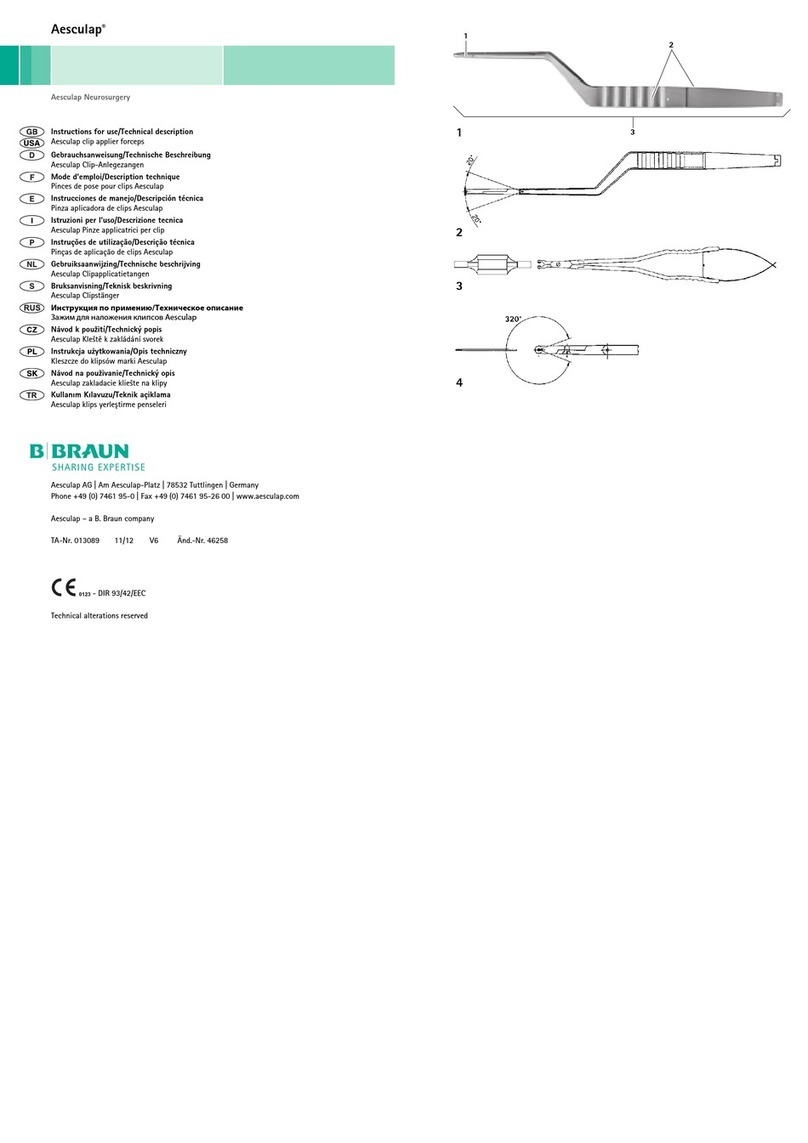B. Braun Aesculap Neurosurgery Manual