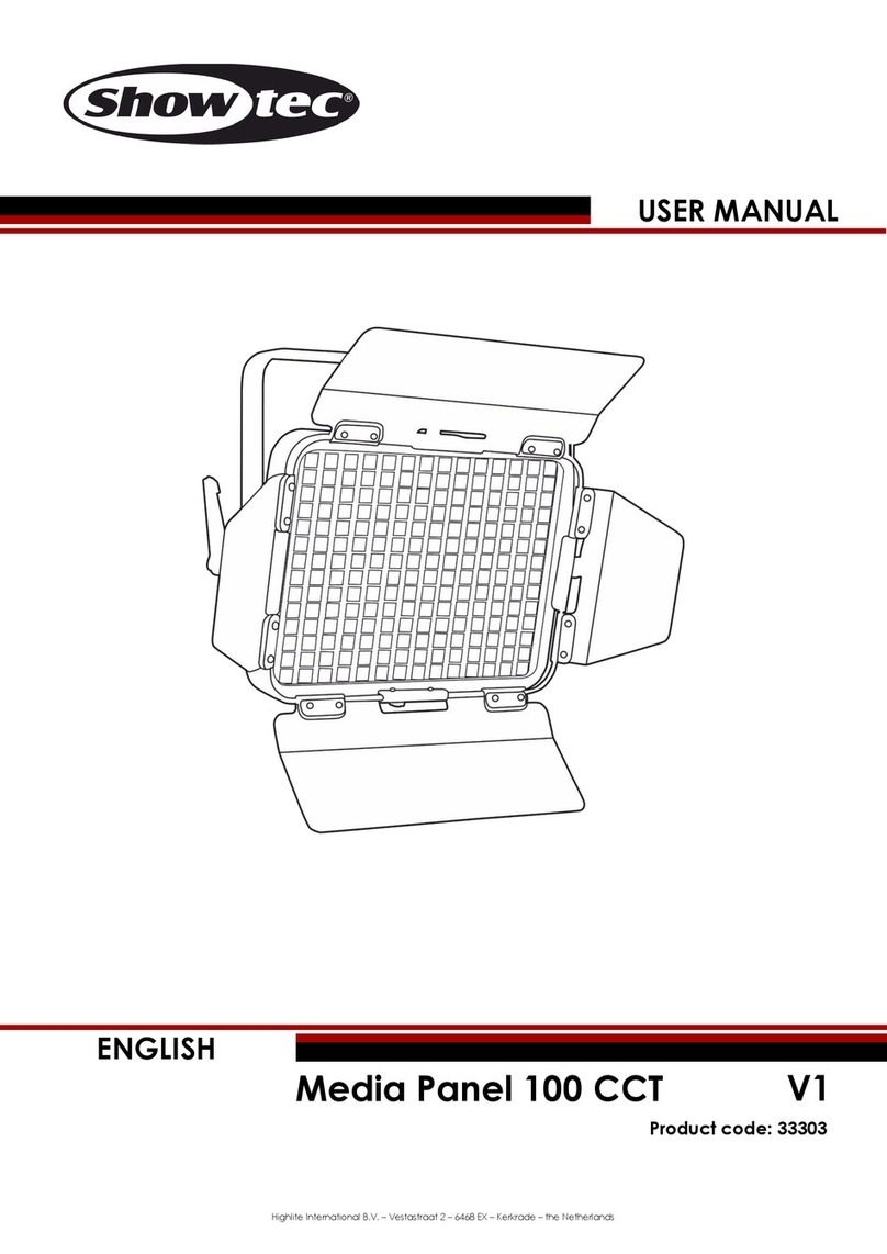 Show Tec Media Panel 100 CCT User manual