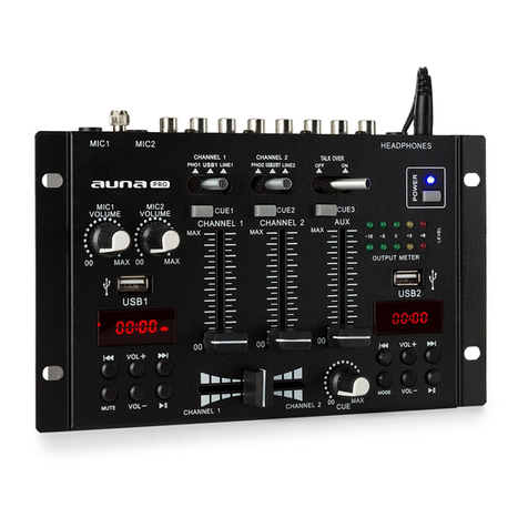 auna PRO DJ-22BT MKII manual