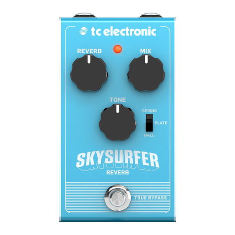 TC Electronic SKYSURFER REVERB User manual