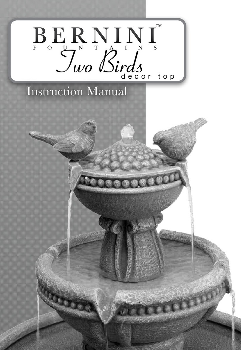 Bernini Two Birds decor top instruction manual Bernini Two Birds decor top instruction manual