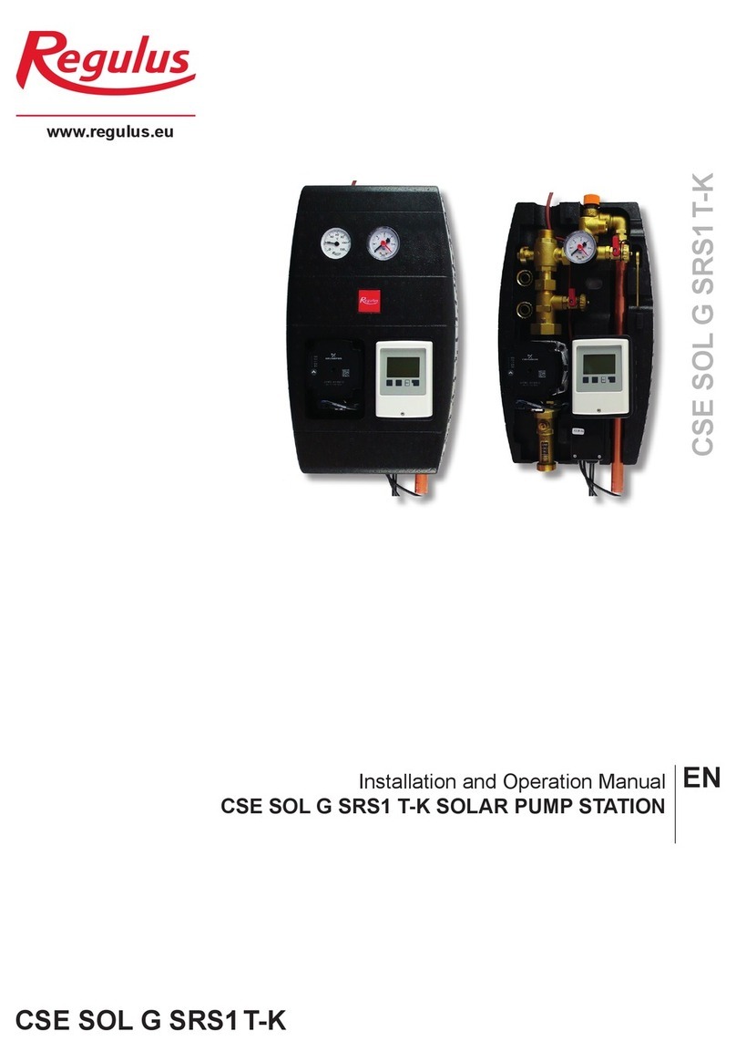 Regulus CSE SOL G SRS1 T-K Installation and operation manual Regulus CSE SOL G SRS1 T-K Installation and operation manual
