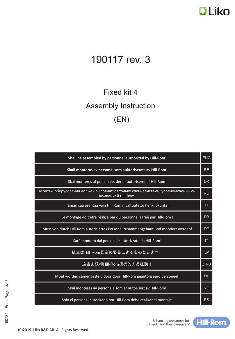 Hillrom Liko 190117 User manual
