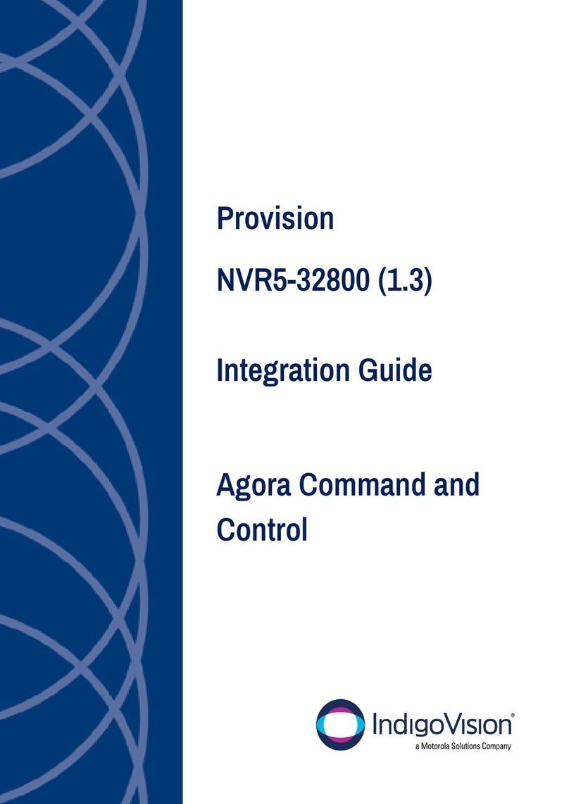 IndigoVision Provision NVR5-32800 Integration guide