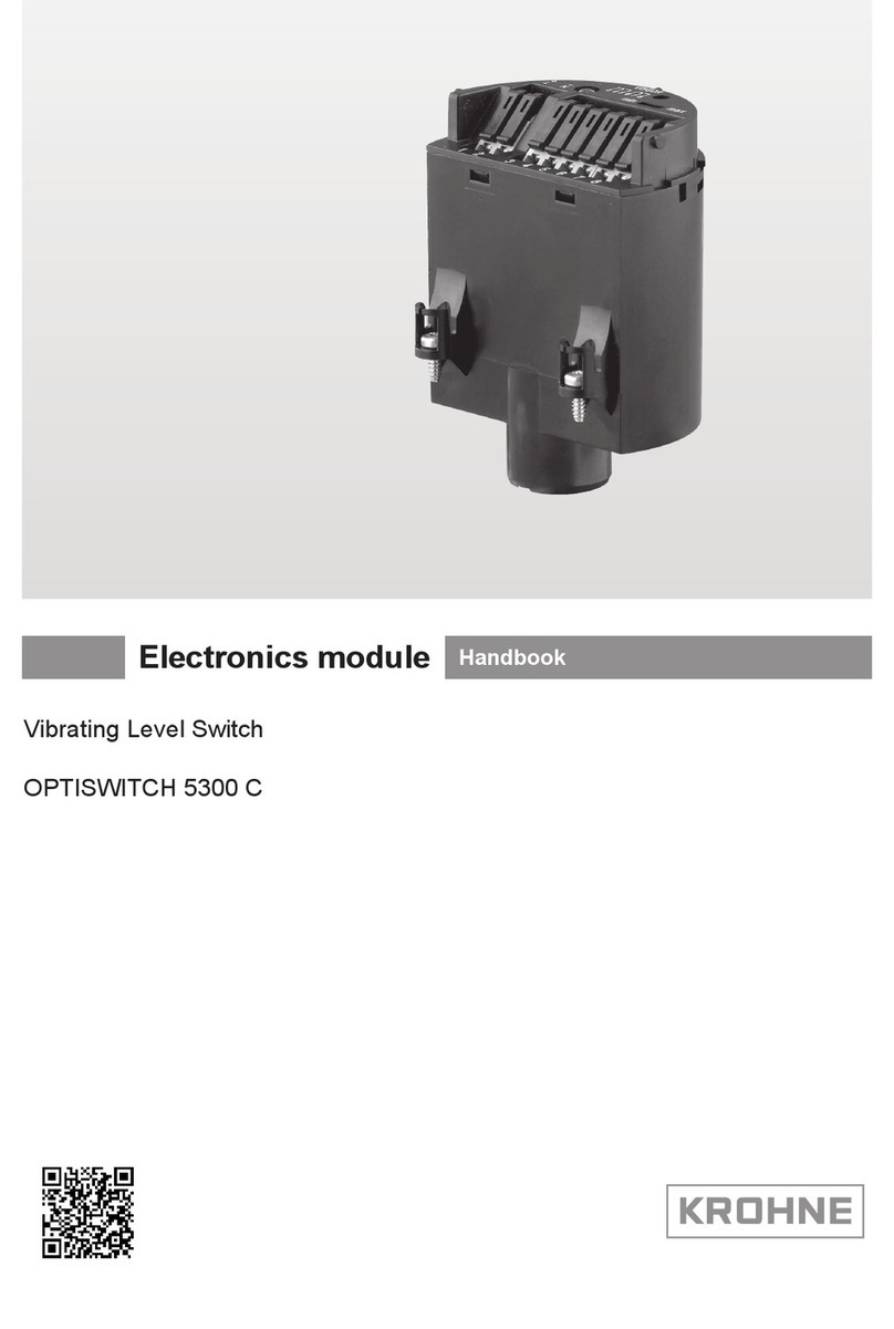 KROHNE OPTISWITCH 5300 C User manual