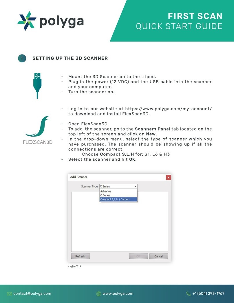 polyga FLEXSCAND3D Software manual