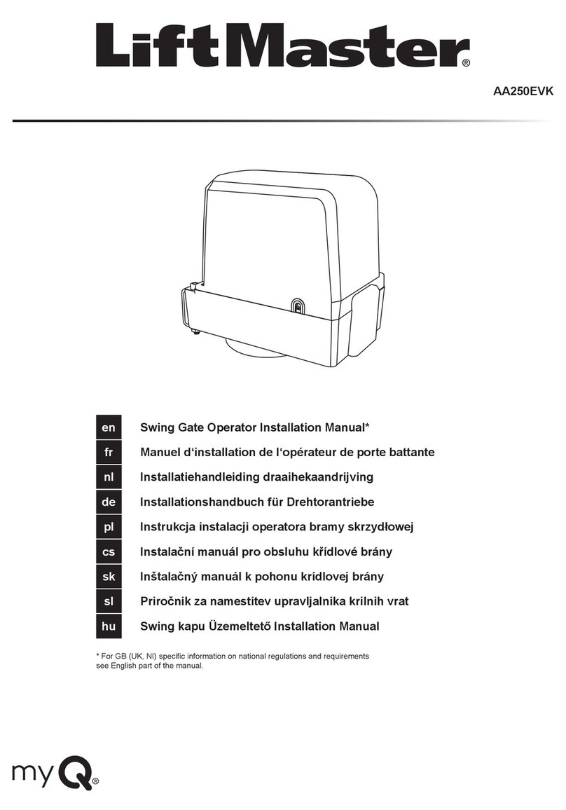Chamberlain AA250EVK installation manual
