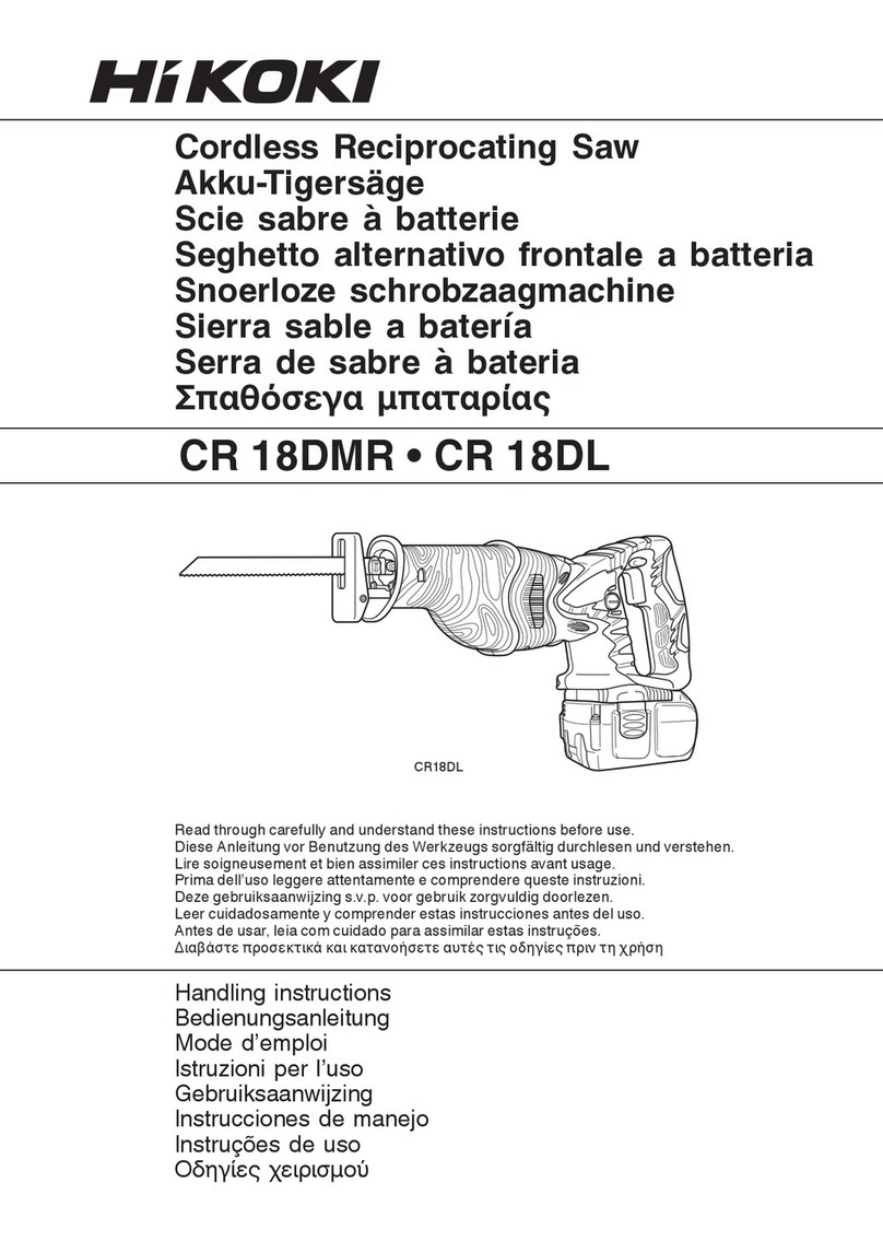 HIKOKI CR 18DMR Handling instructions