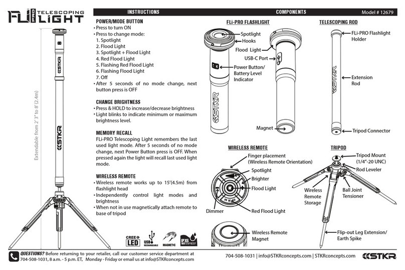STKR FUL PRO LIGHT TELESCOPING 12679 quick start guide