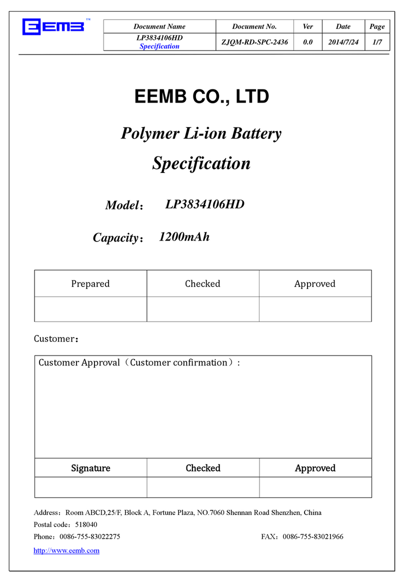 EEMB LP3834106HD quick start guide
