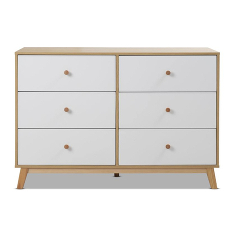 Mocka Aspen Six Drawer User manual