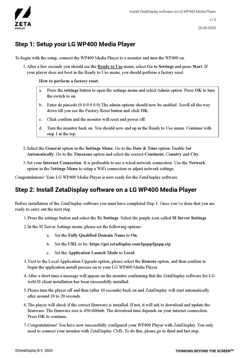 LG ZetaDisplay User manual