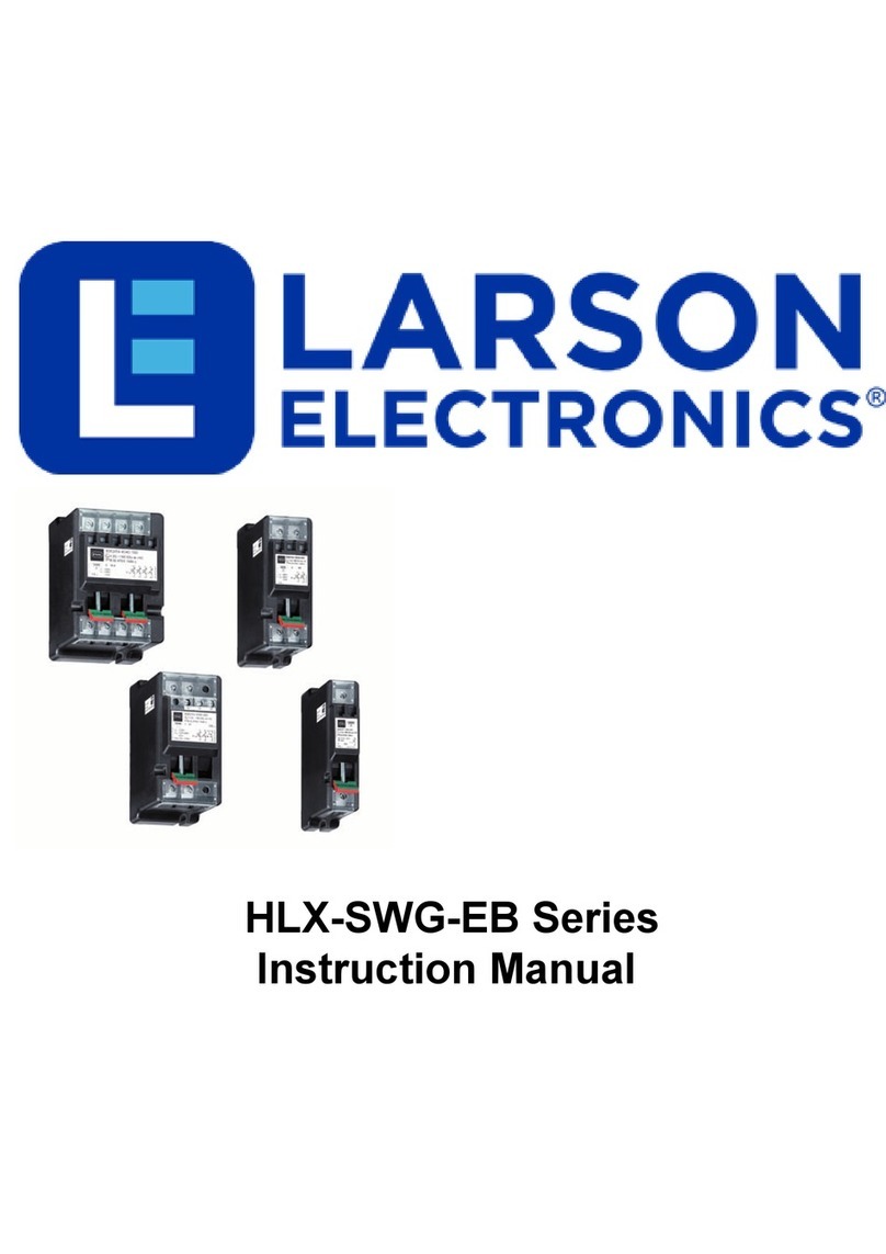 Larson Electronics HLX-SWG-EB Series User manual Larson Electronics HLX-SWG-EB Series User manual