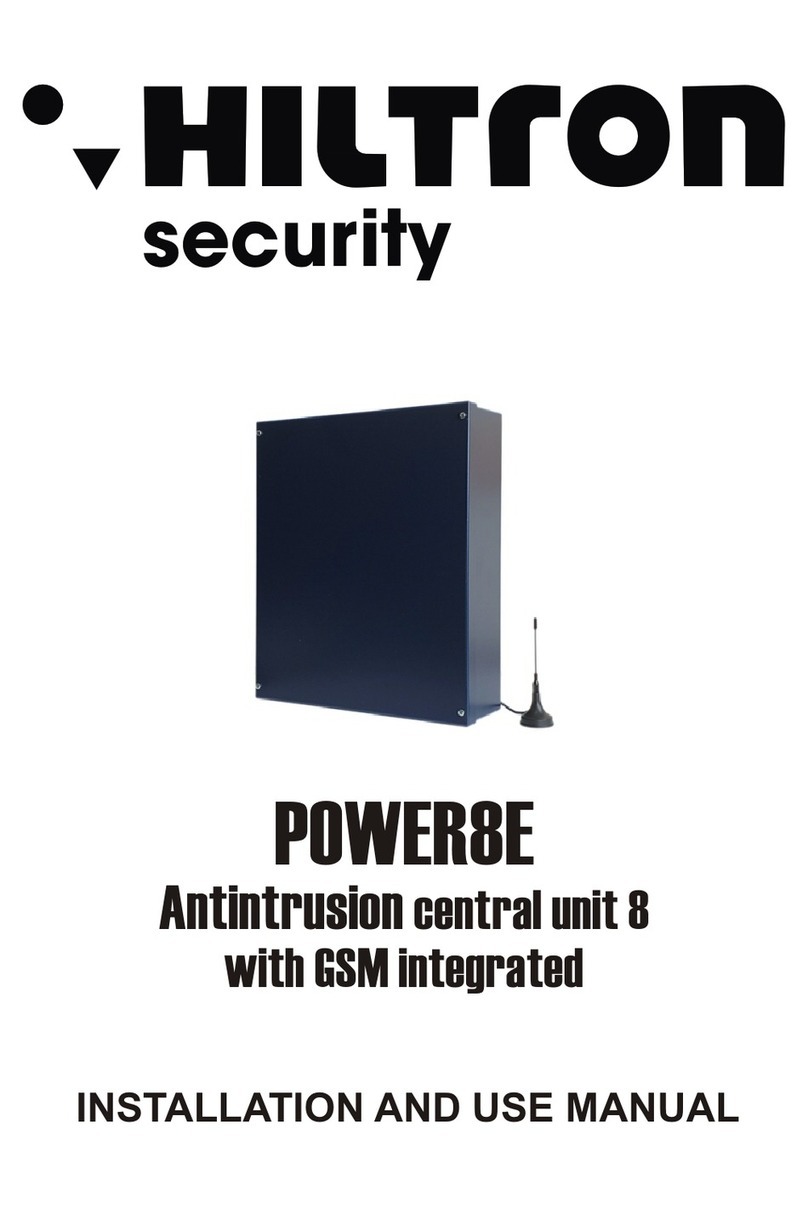 Hiltron security POWER8E Installation and use manual Hiltron security POWER8E Installation and use manual