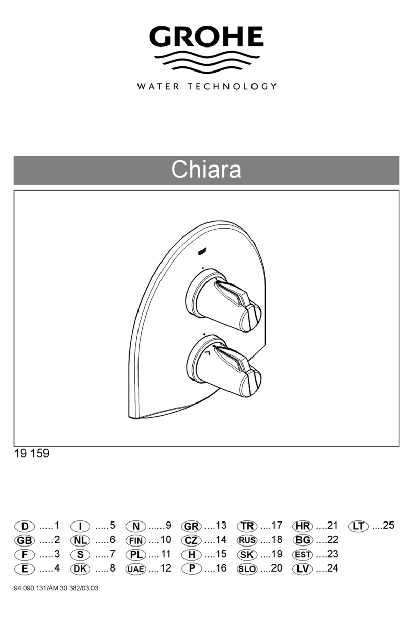 Grohe Chiara 19 159 User manual