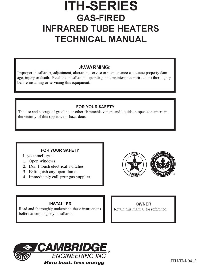 Cambridge Engineering ITH Series Technical manual