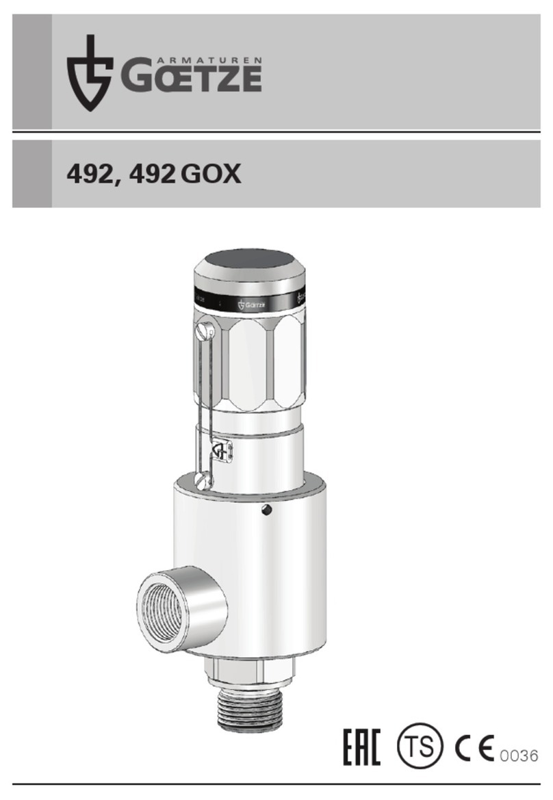 Goetze 492 Series manual
