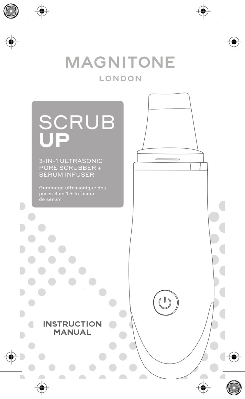 Magnitone SCRUB UP instruction manual Magnitone SCRUB UP instruction manual