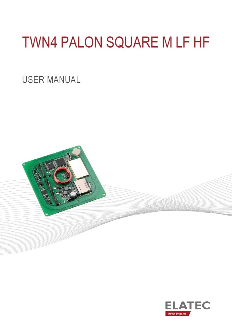 Elatec TWN4 PALON SQUARE M LF HF User manual