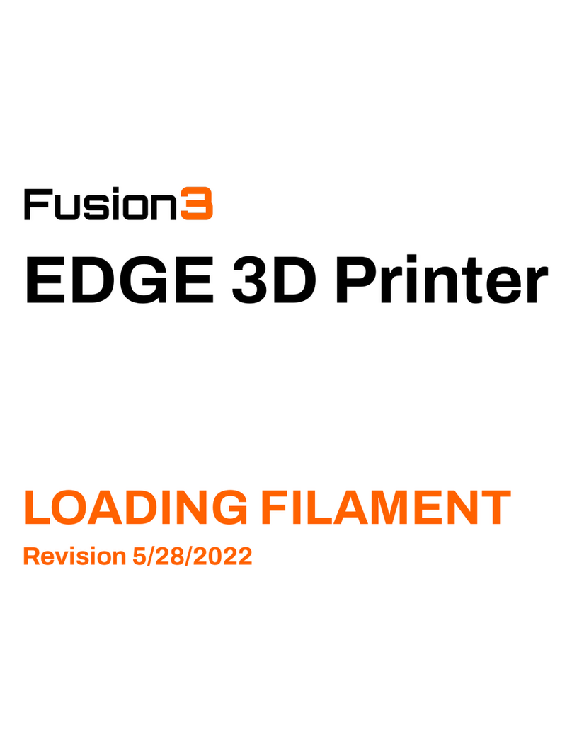 Fusion3 EDGE User manual Fusion3 EDGE User manual