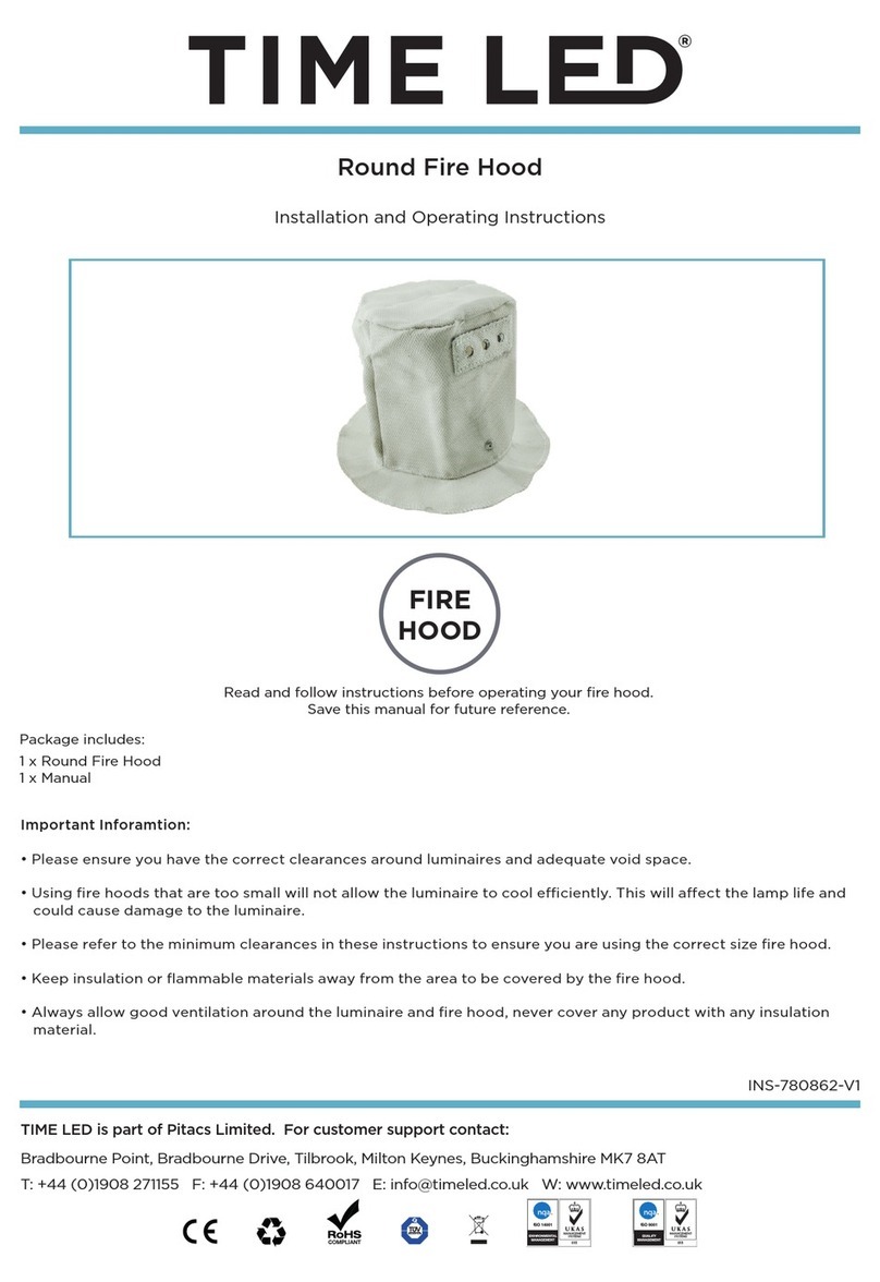 TIME LED 780862 Installation and operating instructions