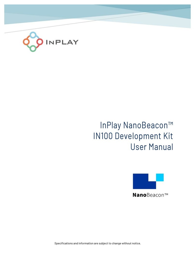 InPlay NanoBeacon IN100 user manual