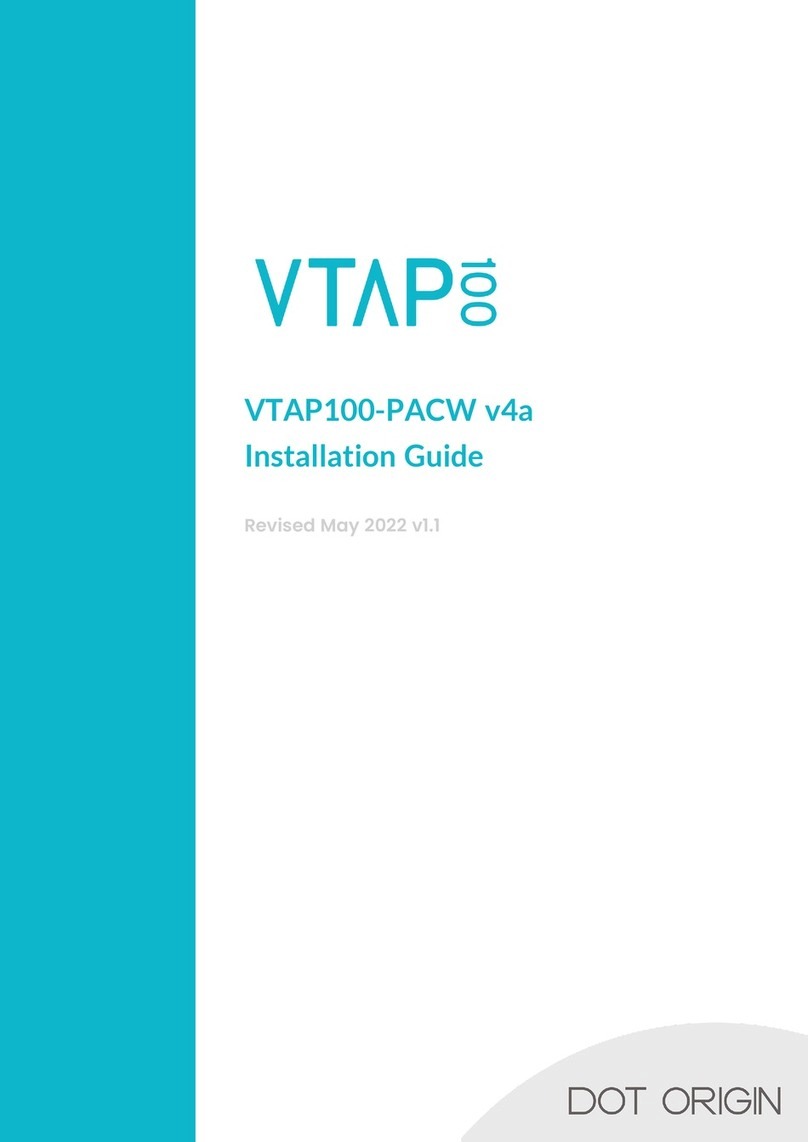 Dot Origin VTAP100-PACW v4a installation guide