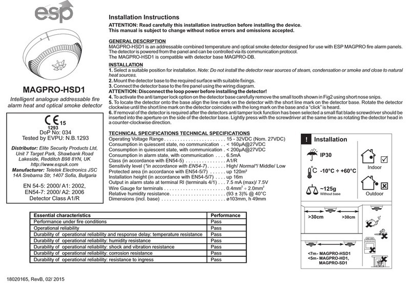 Espa MAGPRO-HSD1 installation instructions