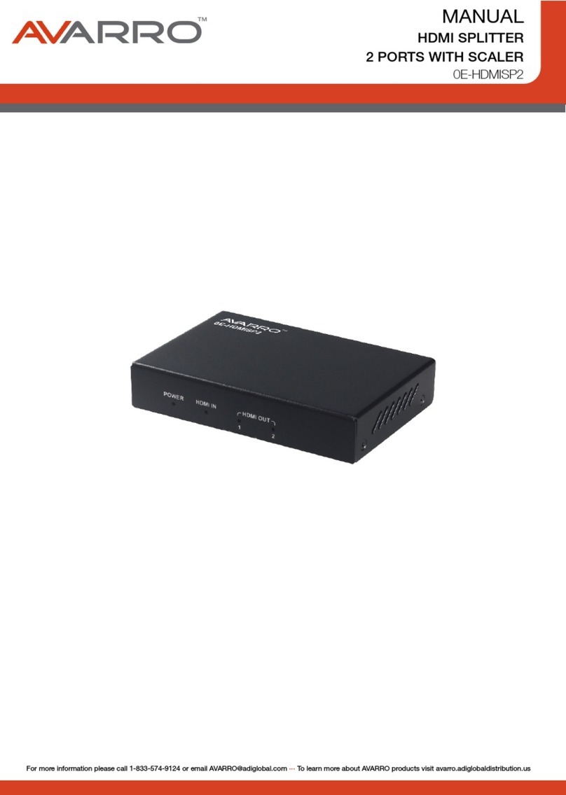AVARRO 0E-HDMISP2 manual