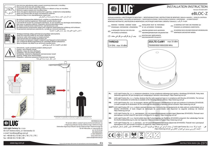 LUG eBLOC-Z User manual