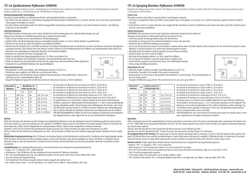 albert cit FlyBooster 299958 quick start guide