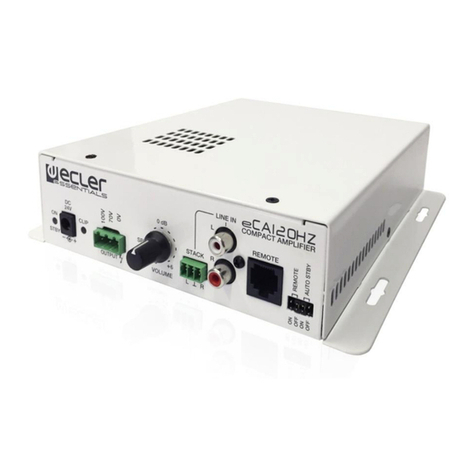 Ecler essentials eCA120HZ User manual