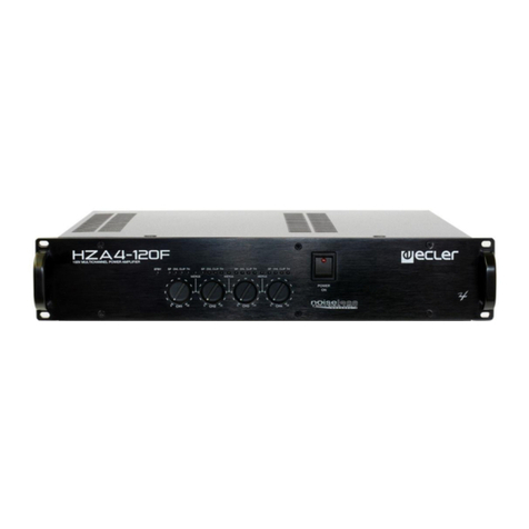 Ecler essentials HZA4-120F User manual