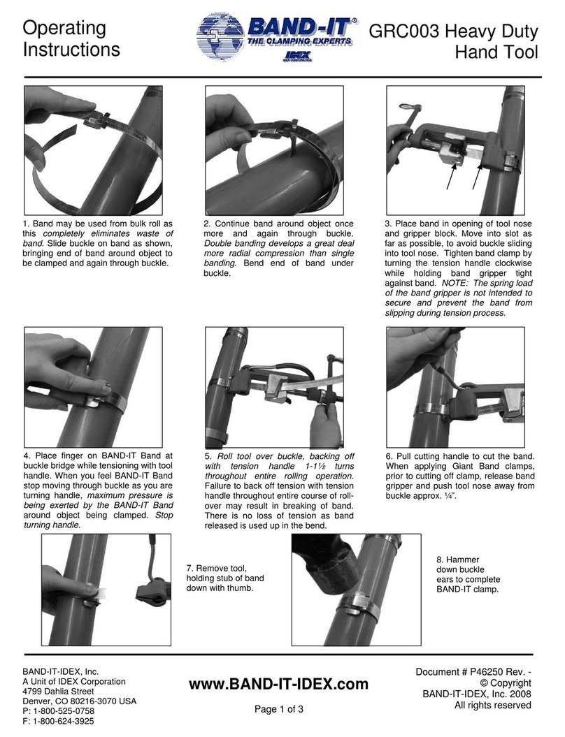 Band-it GRC003 operating instructions