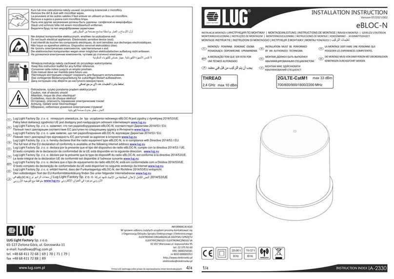 LUG eBLOC-N User manual