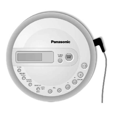 Panasonic SL-SV550GT Service manual