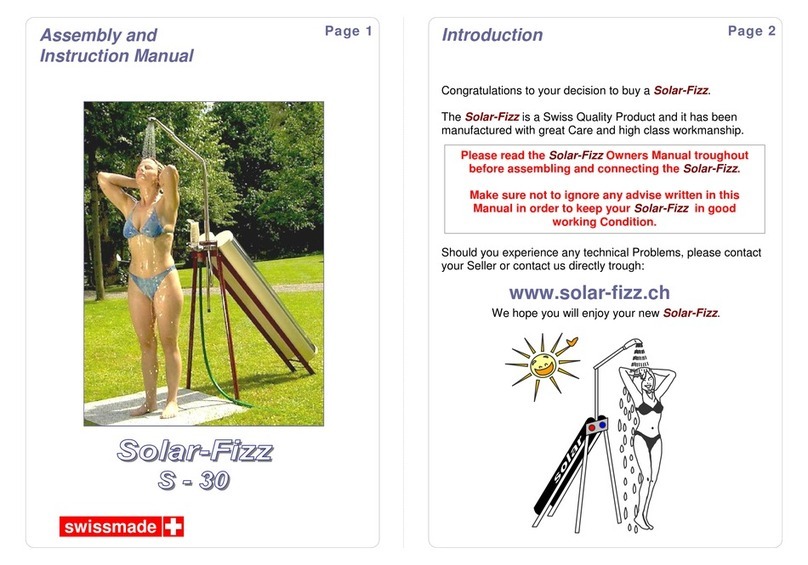 solar-fizz S-30 Assembly and instruction manual solar-fizz S-30 Assembly and instruction manual